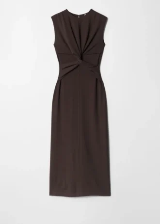 Twist-Detail Maxi Dress