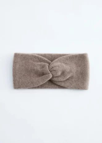 Twist-Front Cashmere Headband