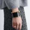 Two-Tone Cuff Bracelet