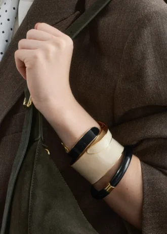 Two-Tone Cuff Bracelet
