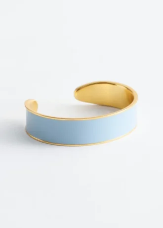 Two-Tone Cuff Bracelet