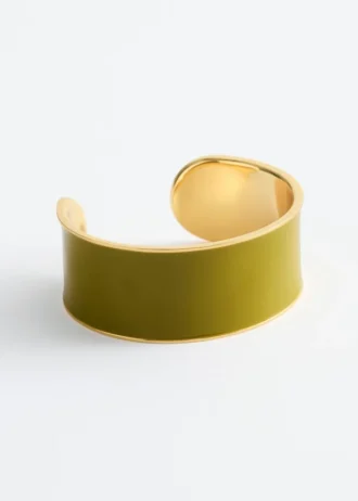 Two-Tone Cuff Bracelet
