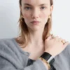 Two-Tone Cuff Bracelet