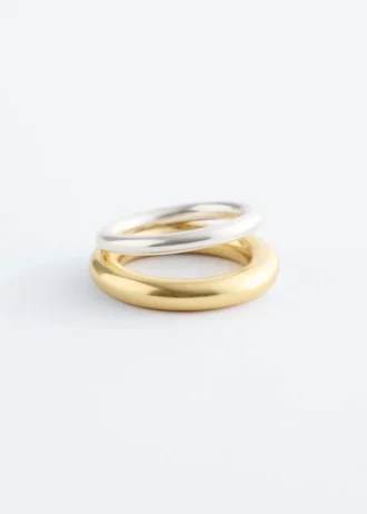 Two-Tone Sculptural Ring