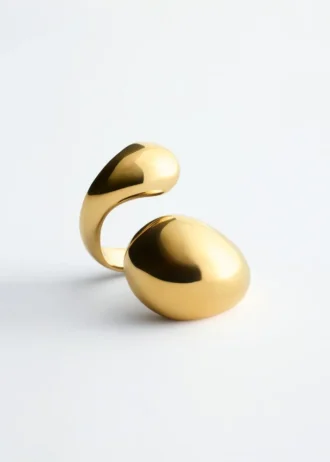 Two-Twist Sculptural Ring