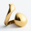 Two-Twist Sculptural Ring