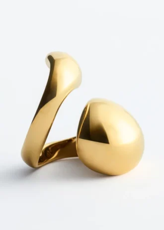 Two-Twist Sculptural Ring