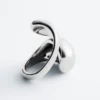 Two-Twist Sculptural Ring