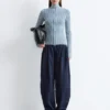 Utility Barrel-Leg Trousers