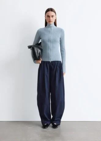 Utility Barrel-Leg Trousers