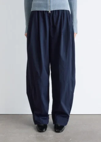 Utility Barrel-Leg Trousers