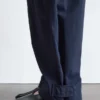 Utility Barrel-Leg Trousers