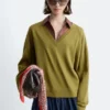 V-Neck Merino Wool Jumper