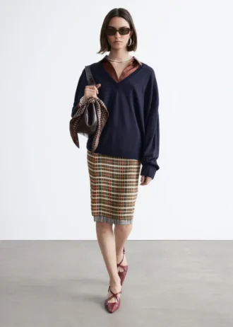 V-Neck Merino Wool Jumper