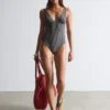 V-Neck Swimsuit