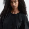 Volume-Sleeve Mini Dress