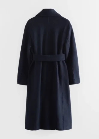 Voluminous Belted Wool Coat