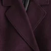 Voluminous Belted Wool Coat