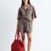 Voluminous Boxer-Style Shorts