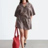 Voluminous Boxer-Style Shorts