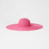 Wide-Brim Straw Hat