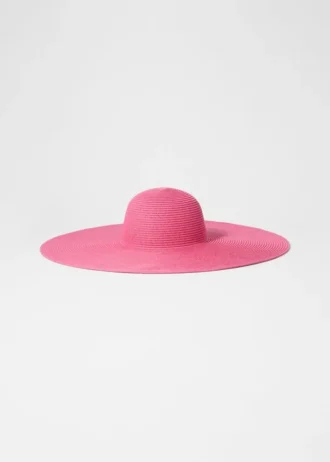 Wide-Brim Straw Hat