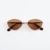 Wire-frame Oval Sunglasses