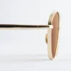 Wire-frame Oval Sunglasses