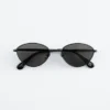 Wire-frame Oval Sunglasses