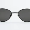 Wire-frame Oval Sunglasses