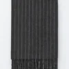 Wool and cashmere blanket scarf