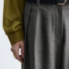 Wool-Blend Tailored Trousers