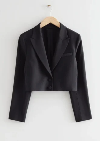 Wool Cropped Blazer