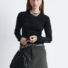 Wool Mini Skirt
