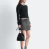 Wool Mini Skirt