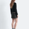 Wool Mini Skirt