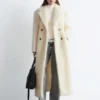 Wool Shearling Maxi Coat