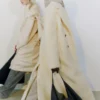 Wool Shearling Maxi Coat