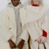Fringed Shawl Wool Coat