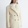 Wool Shearling Maxi Coat