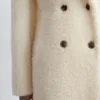 Wool Shearling Maxi Coat