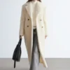 Wool Shearling Maxi Coat