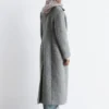 Wool Shearling Maxi Coat