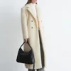 Wool Shearling Maxi Coat