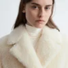 Wool Shearling Maxi Coat