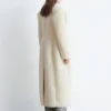 Wool Shearling Maxi Coat