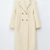 Wool Shearling Maxi Coat