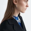 Wool Tie-Belt Blazer