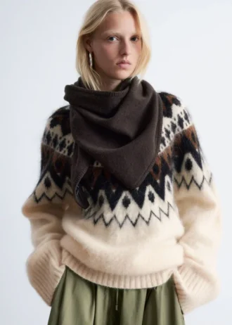 Wool Triangle Scarf