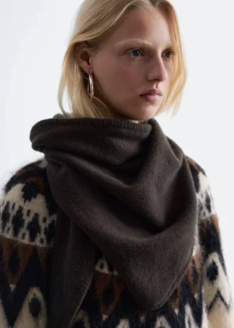 Wool Triangle Scarf